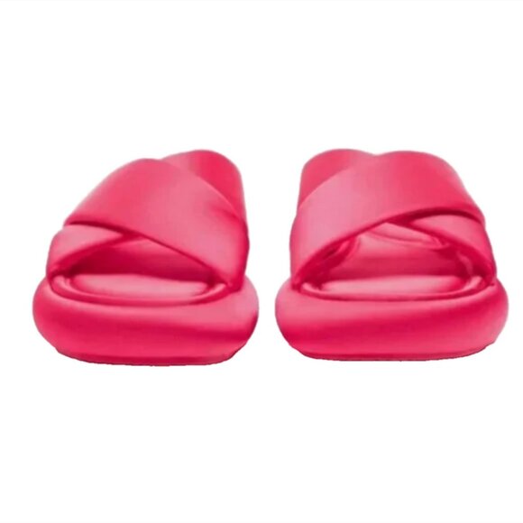 Zara Criss Cross Flat Sandals - Picture 3 of 6